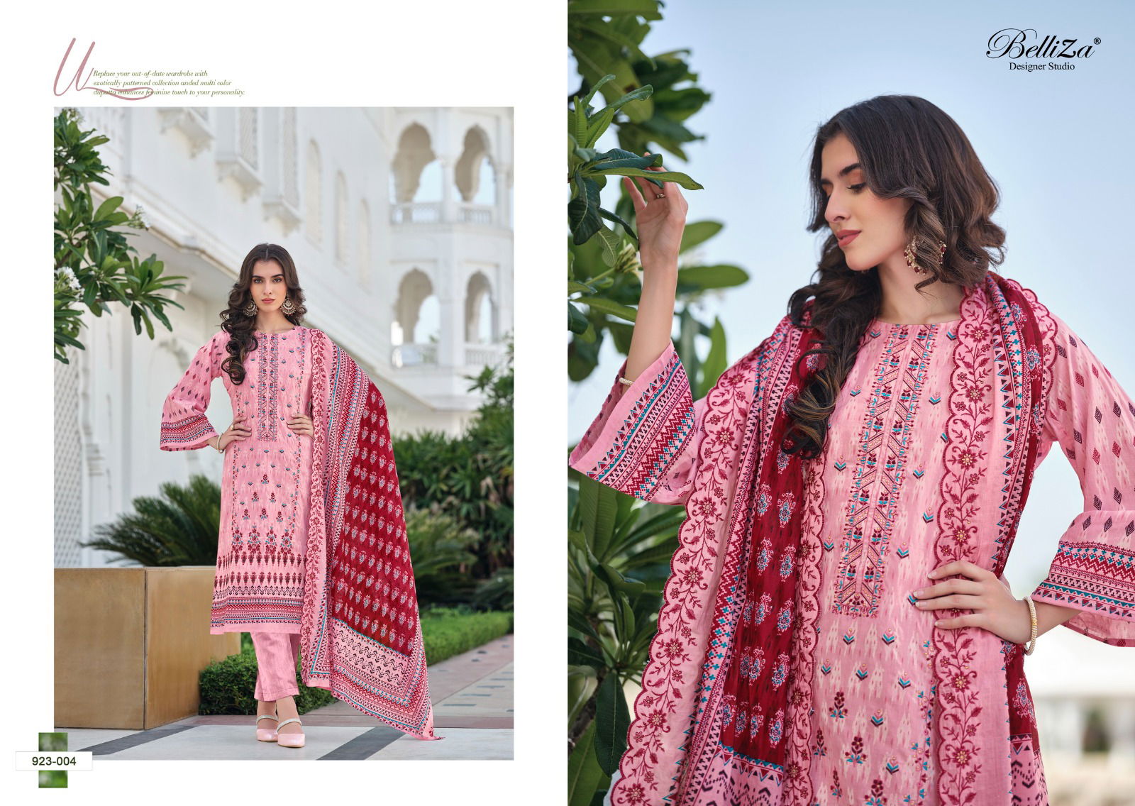 Zubiya By Belliza Digital Printed Pure Cotton Dress Material Wholesale Price In Surat